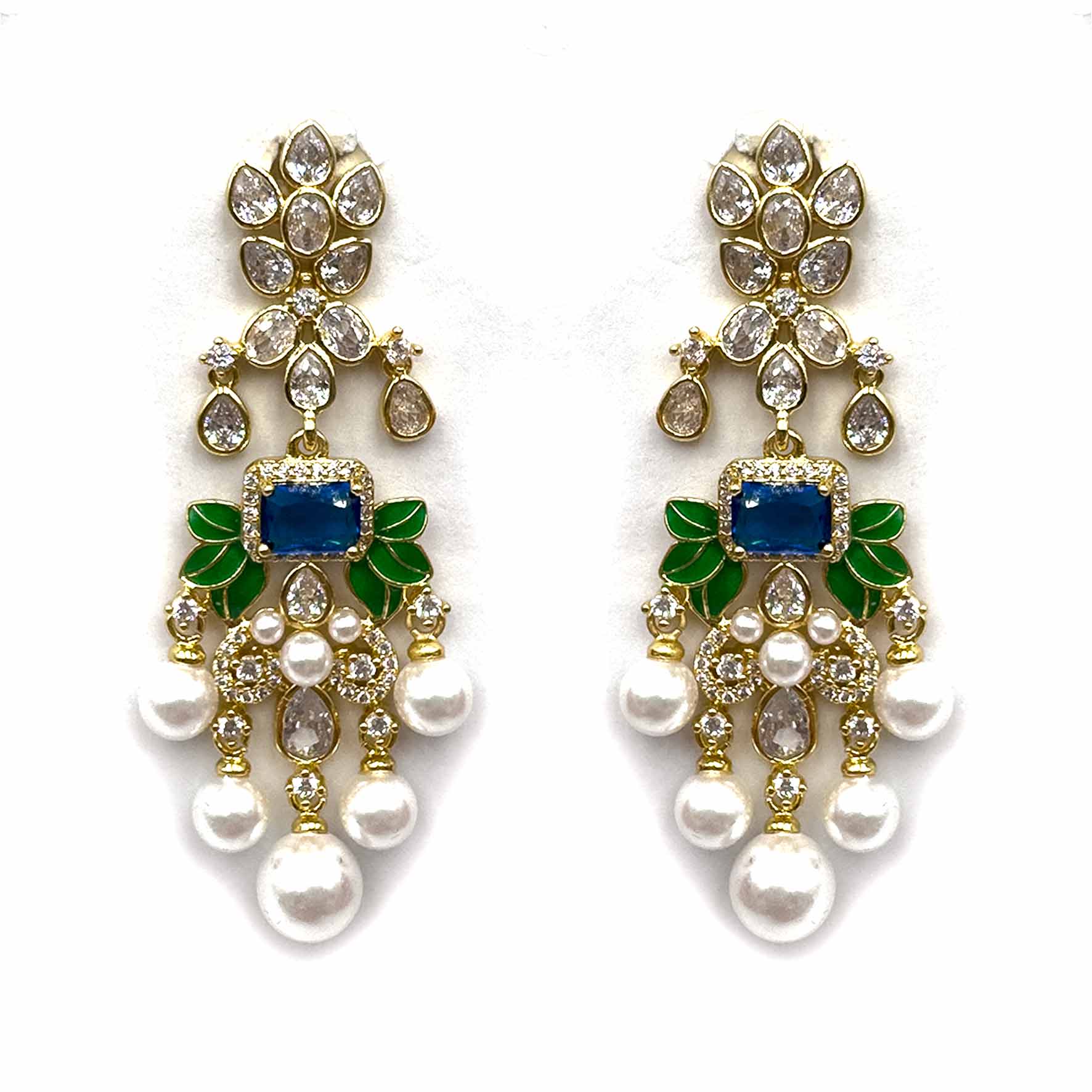 Palestro Milano Orecchini Gold Regina di perle