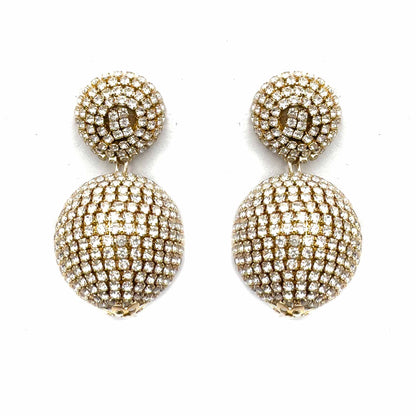 Palestro Milano Orecchini Gold Sfera Luminosa