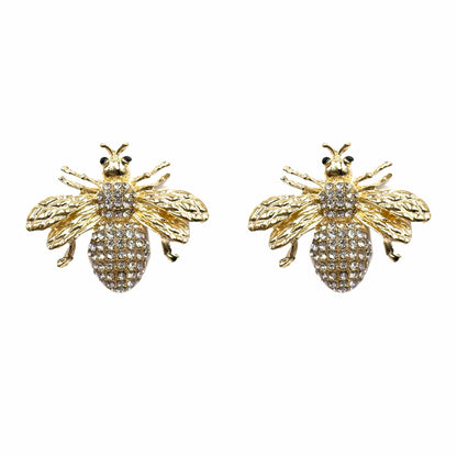 Palestro Milano Orecchini Gold Silver Mosca di Zirconi