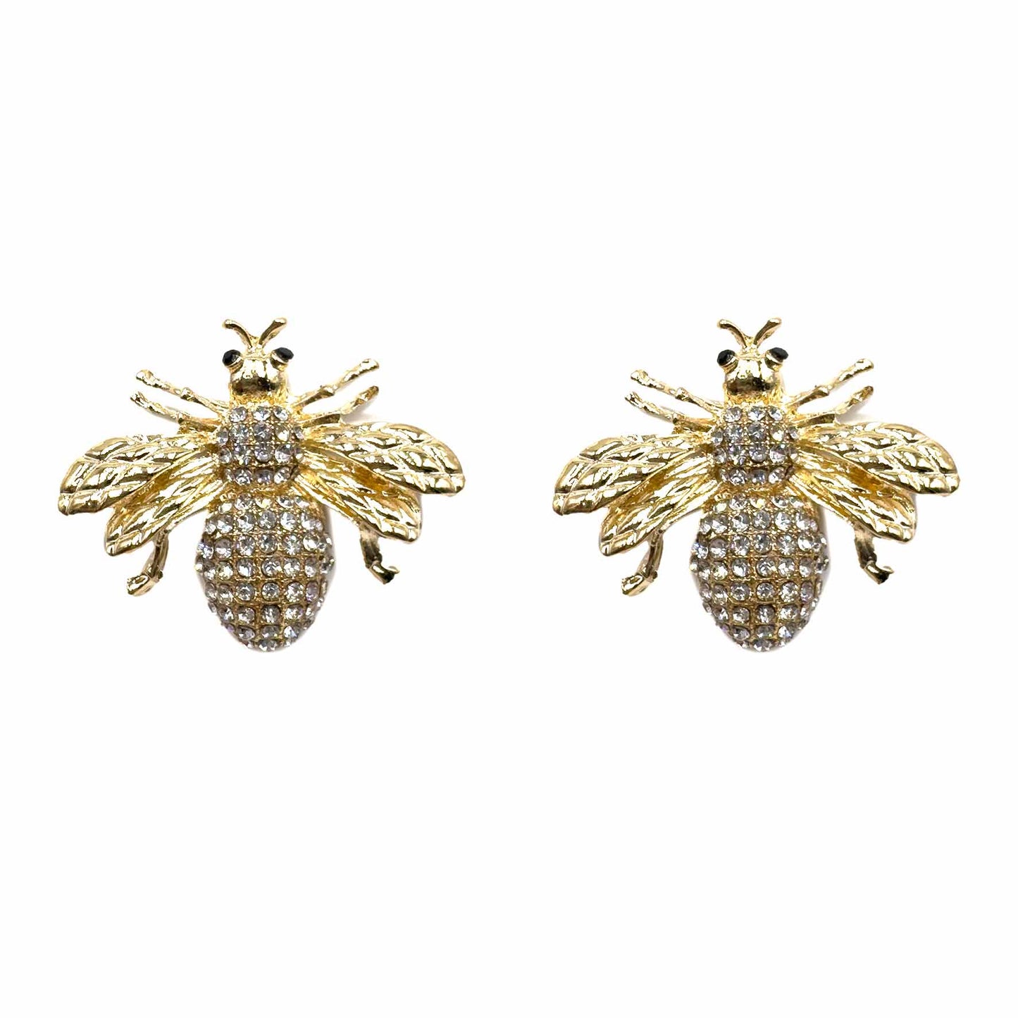 Palestro Milano Orecchini Gold Silver Mosca di Zirconi