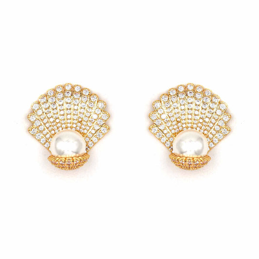 Palestro Milano Orecchini Gold Venere con perla