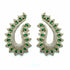 Palestro Milano Orecchini Gold - Verde Smeraldo Iside