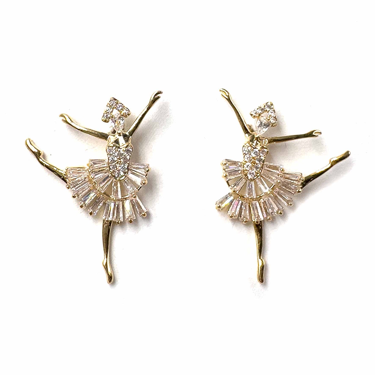Palestro Milano Orecchini Gold vestito silver Ballerina