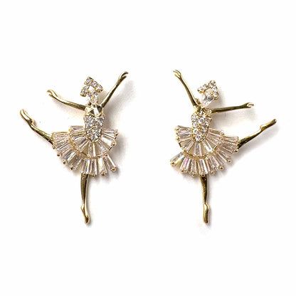 Palestro Milano Orecchini Gold vestito silver Ballerina
