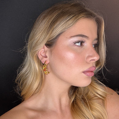 Palestro Milano Orecchini Granchi Gold Plated