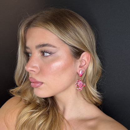 Palestro Milano Orecchini Granchietti pink edition