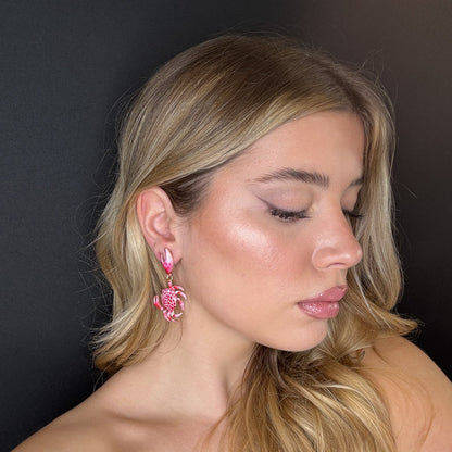 Palestro Milano Orecchini Granchietti pink edition