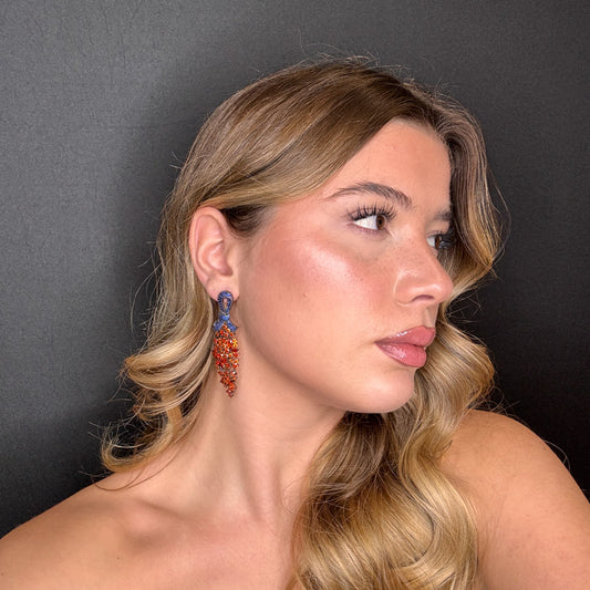 Palestro Milano Orecchini Grappolo di Luce