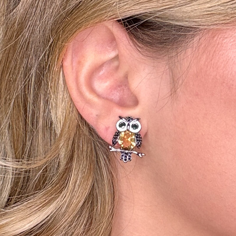 Palestro Milano Orecchini Gufetto curioso