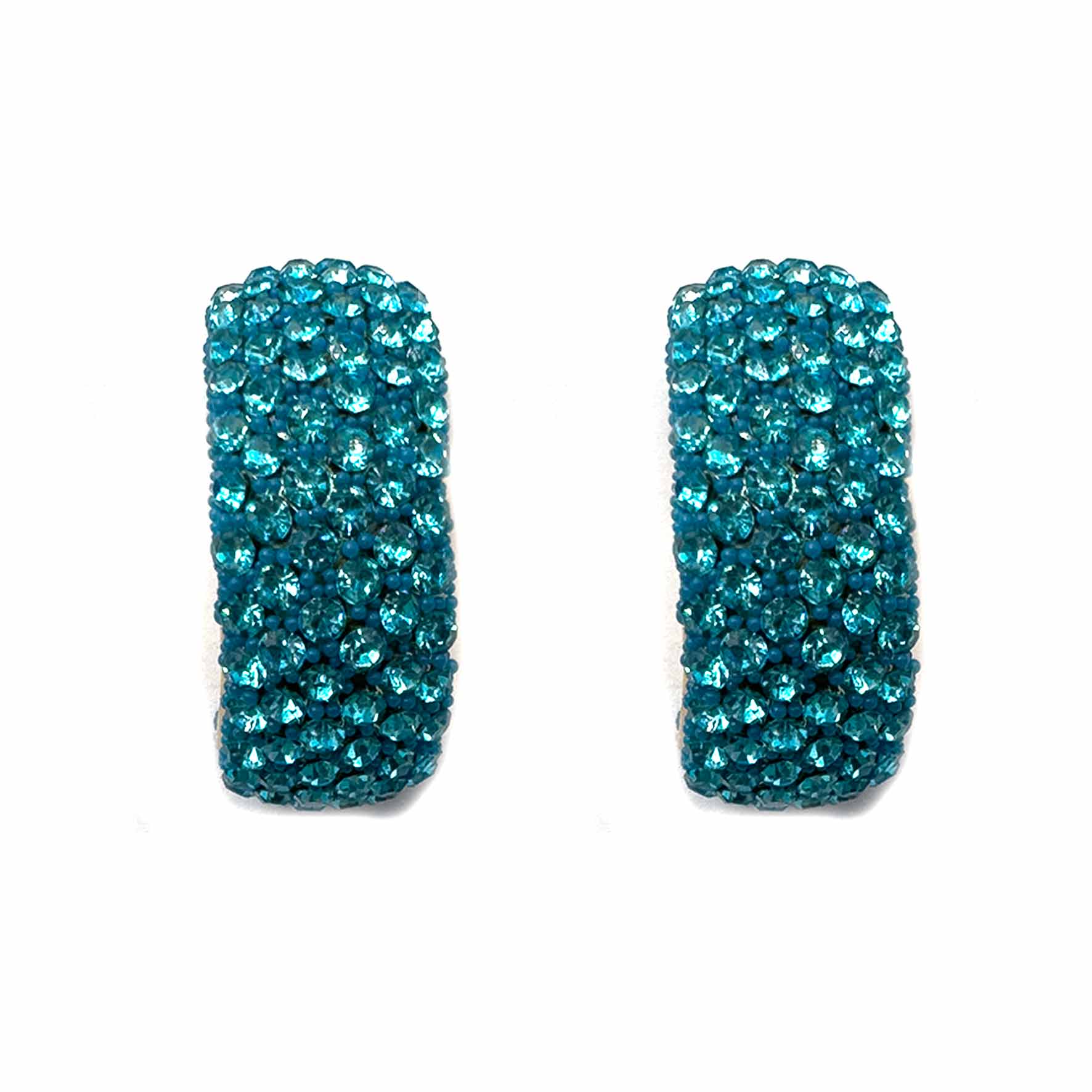 Palestro Milano Orecchini Hoops di zirconi