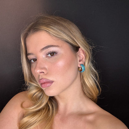 Palestro Milano Orecchini Hoops di zirconi