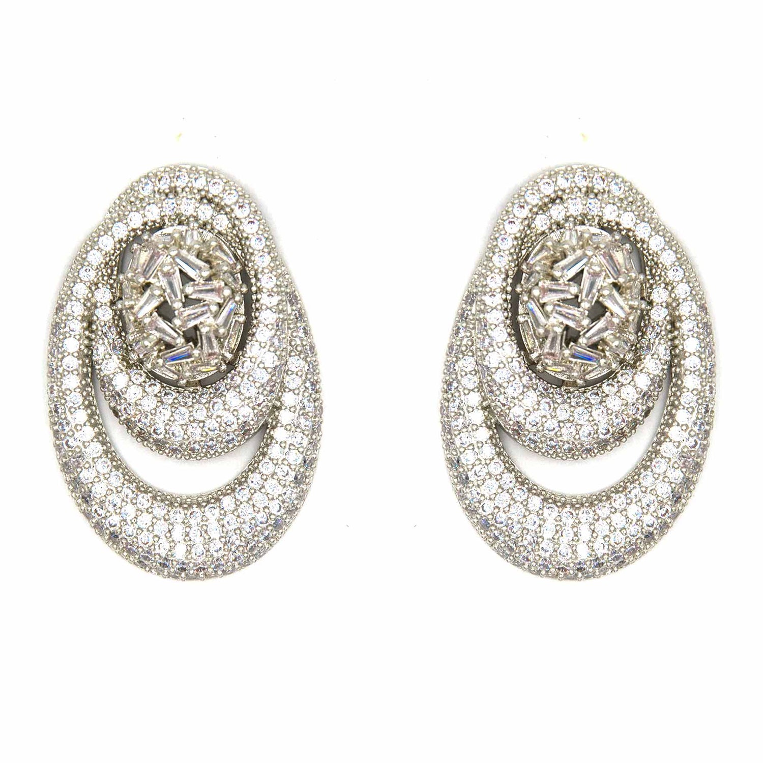 Palestro Milano Orecchini Incontro di Zirconi