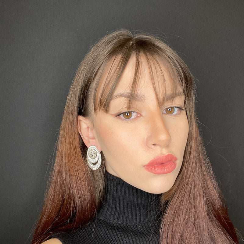 Palestro Milano Orecchini Incontro di Zirconi