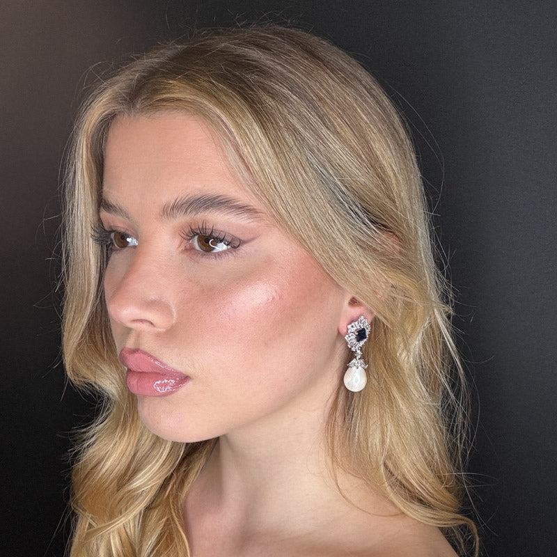 Palestro Milano Orecchini Kate con perla pendente