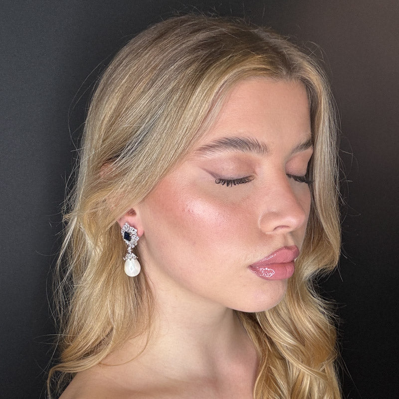 Palestro Milano Orecchini Kate con perla pendente