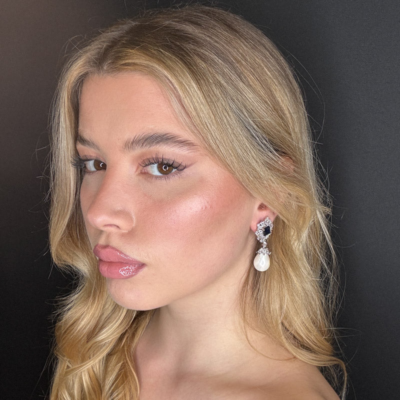 Palestro Milano Orecchini Kate con perla pendente