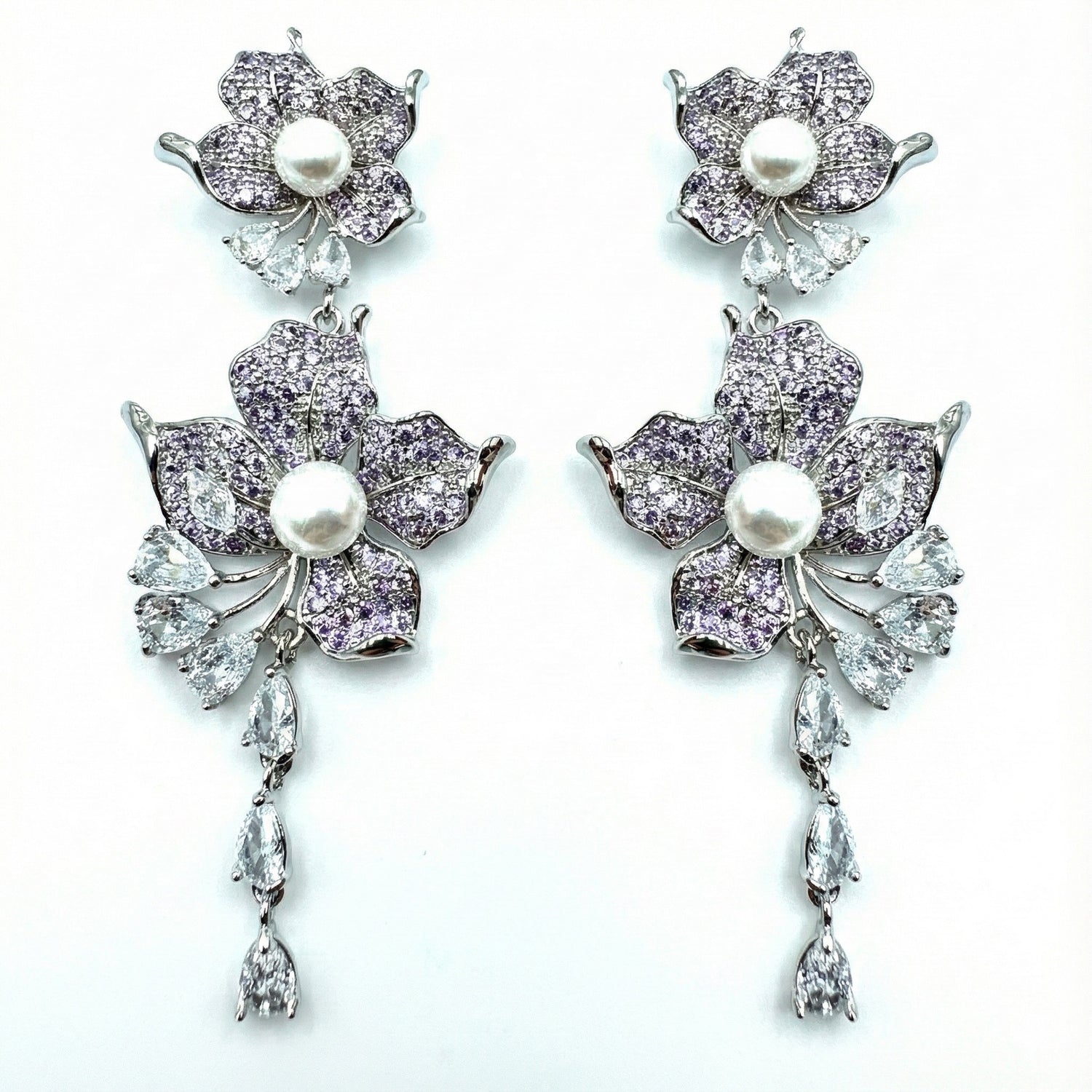 Palestro Milano Orecchini Lillac Bouganville