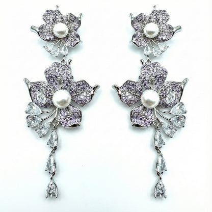 Palestro Milano Orecchini Lillac Bouganville