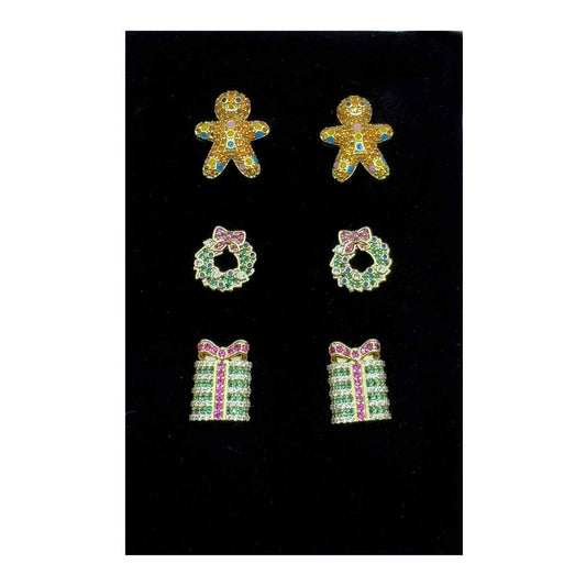 Palestro Milano Orecchini Magic Trio Pan di Zenzero di Pavè