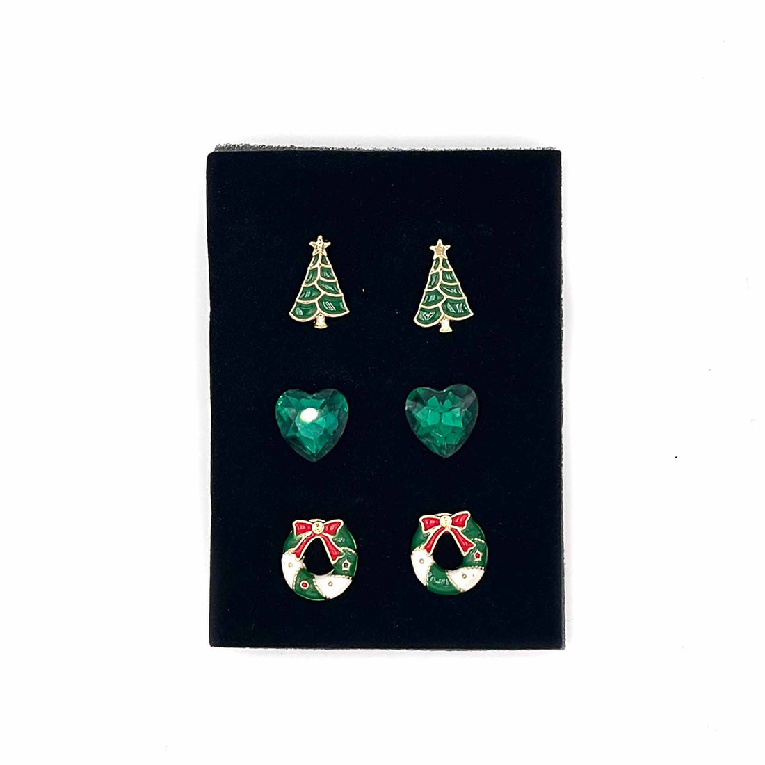 Palestro Milano Orecchini Magic Trio Xmas Green