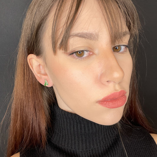 Palestro Milano Orecchini Magic Trio Xmas Green