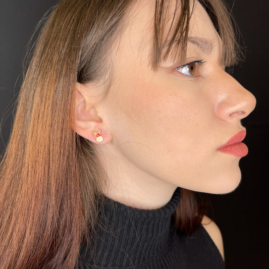 Palestro Milano Orecchini Magic Trio Xmas Renna