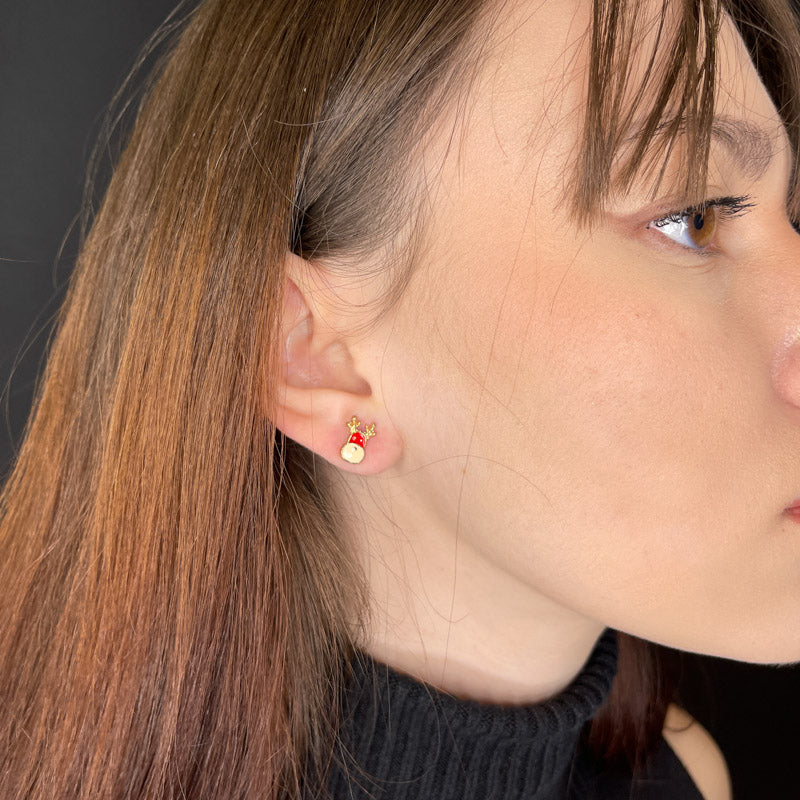 Palestro Milano Orecchini Magic Trio Xmas Renna