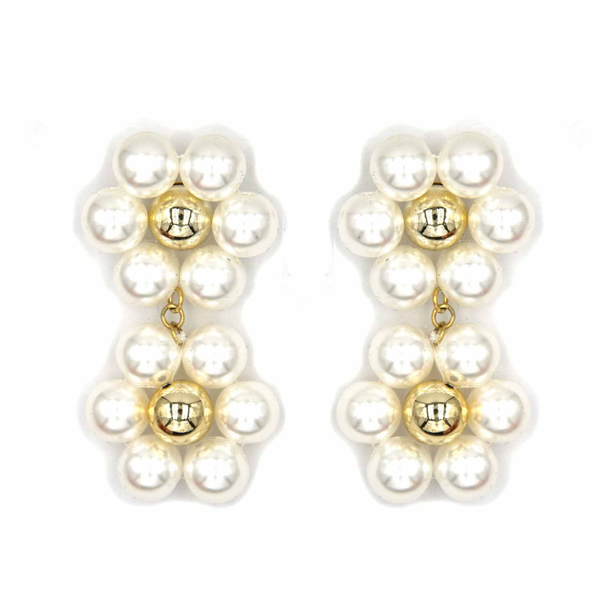 Palestro Milano Orecchini Margherite di perline