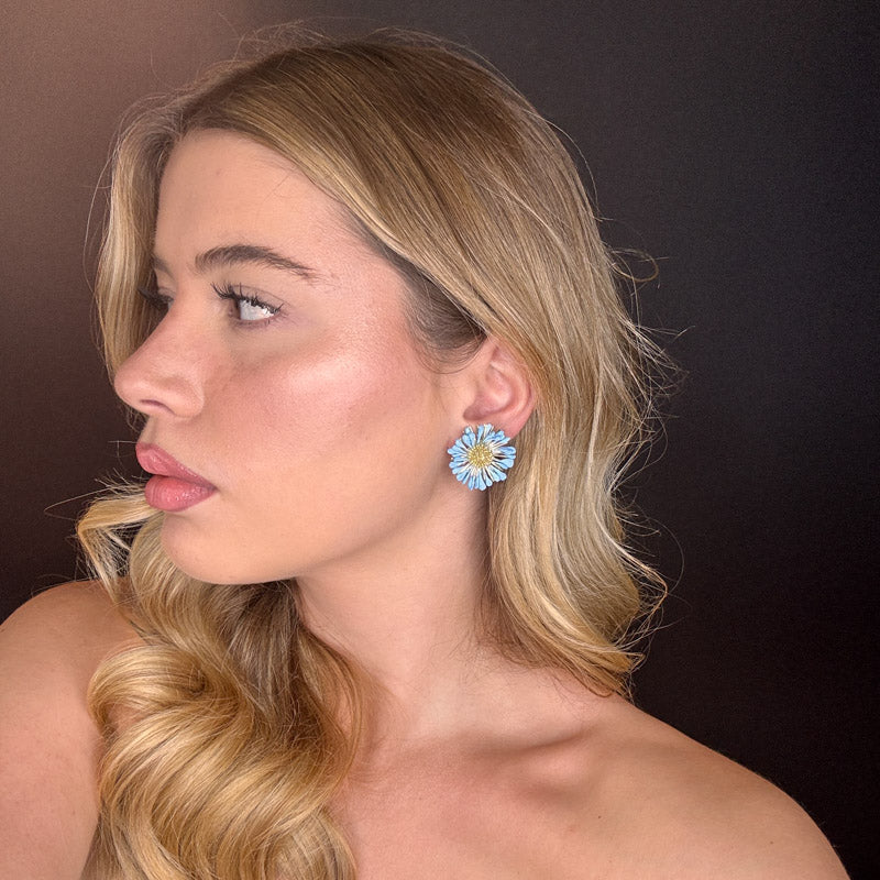 Palestro Milano Orecchini Margheritine colorate