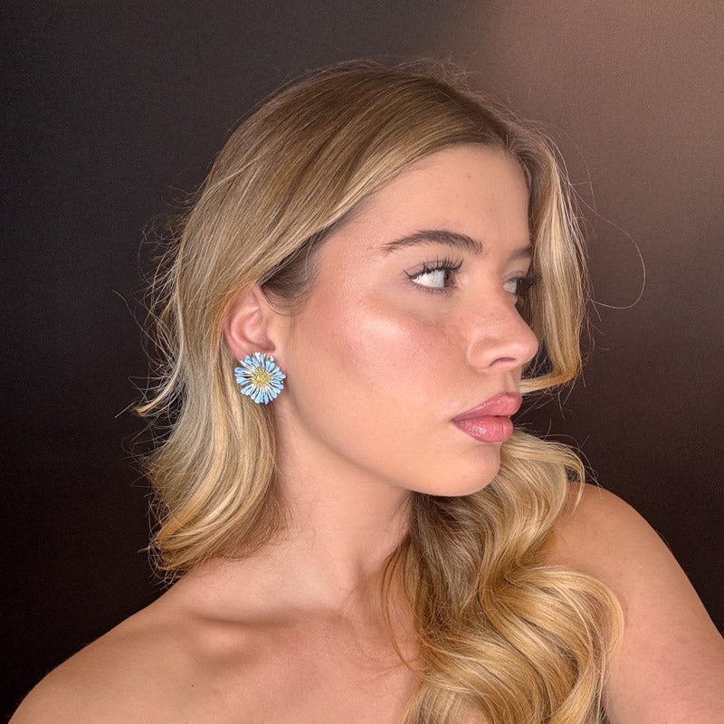 Palestro Milano Orecchini Margheritine colorate