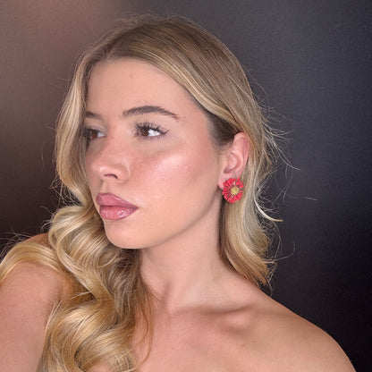 Palestro Milano Orecchini Margheritine colorate