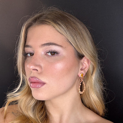 Palestro Milano Orecchini Margheritine di pavè