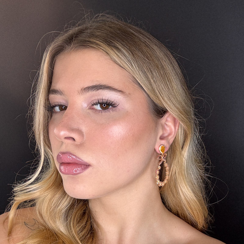 Palestro Milano Orecchini Margheritine di pavè