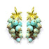 Palestro Milano Orecchini Marmo Turchese Uva - new edition 2025