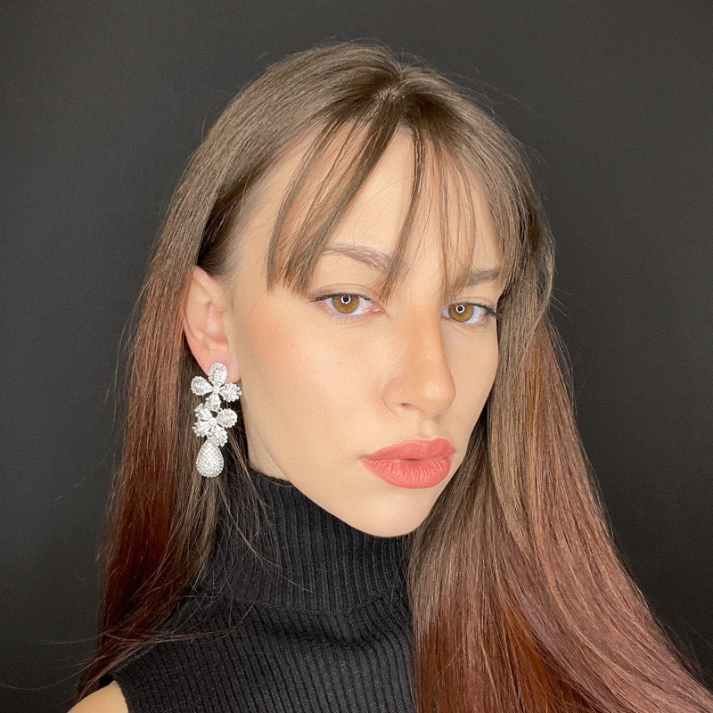 Palestro Milano Orecchini Meraviglia a fiori