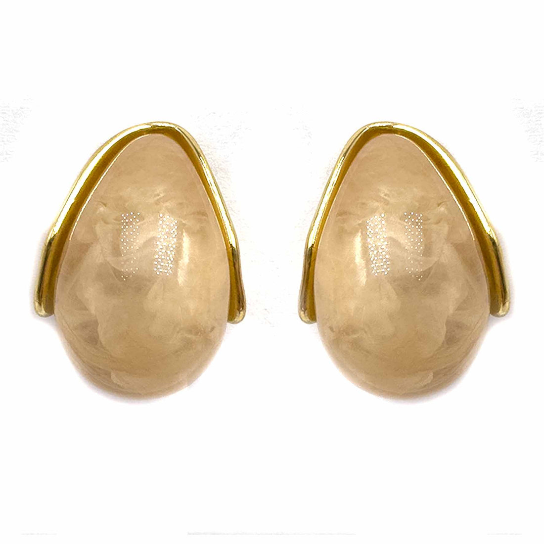Palestro Milano Orecchini Miele Mini Goccia Perlata