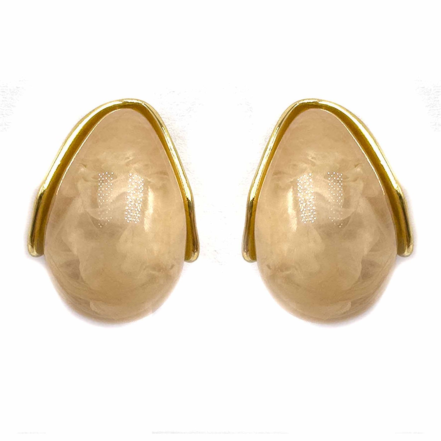 Palestro Milano Orecchini Miele Mini Goccia Perlata