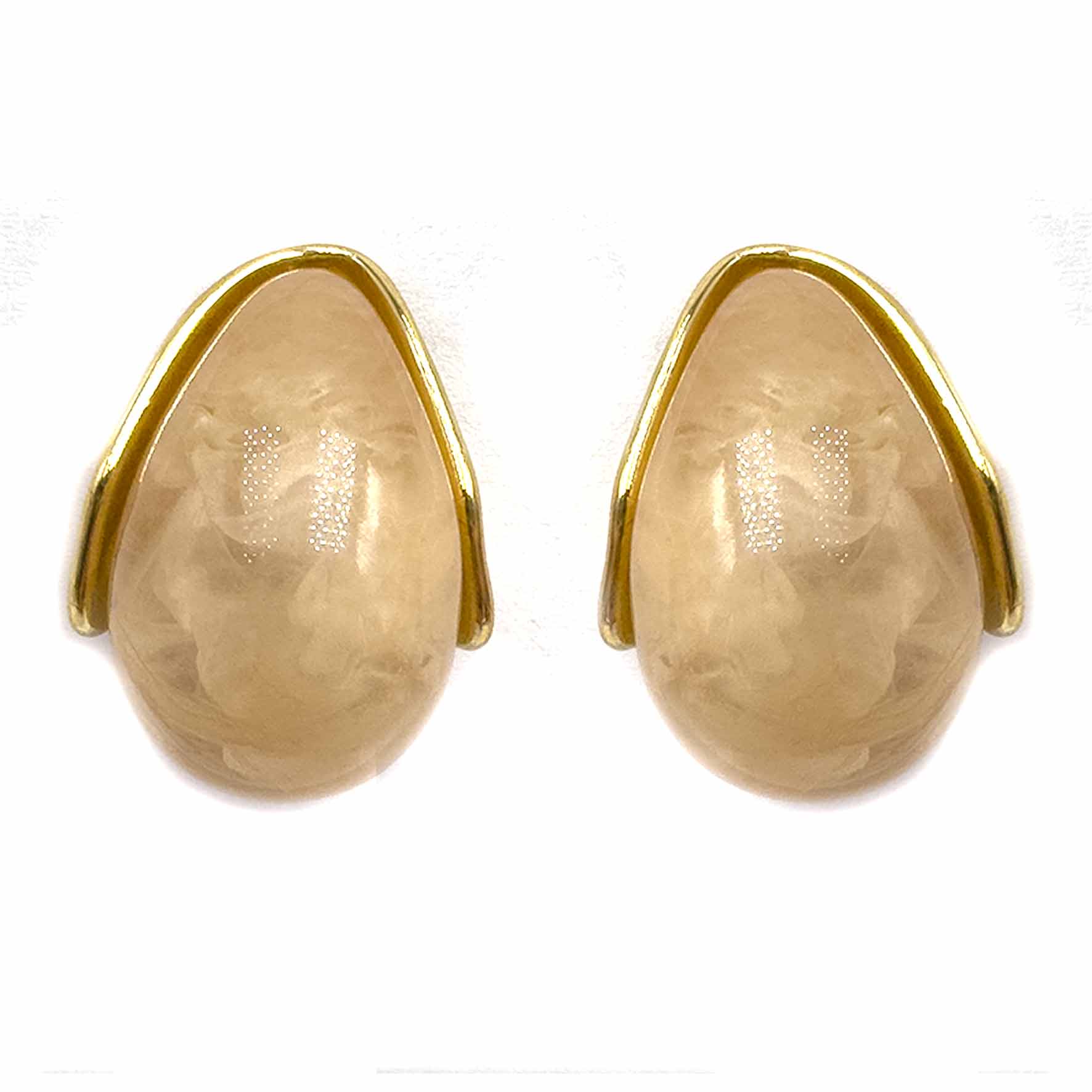 Palestro Milano Orecchini Miele Mini Goccia Perlata