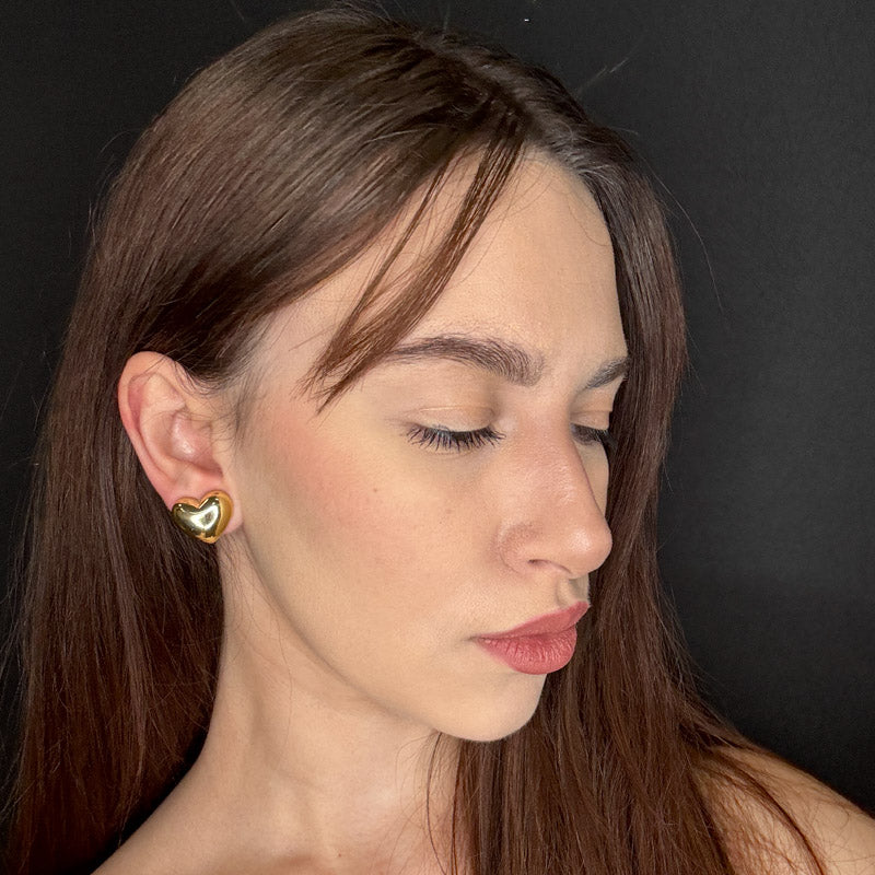 Palestro Milano Orecchini Mini Cuoricini gold