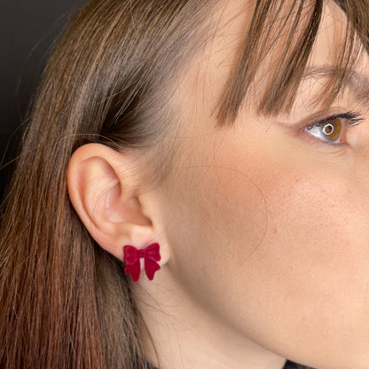 Palestro Milano Orecchini Mini Fiocchi di Velluto