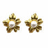 Palestro Milano Orecchini Mini Fiore Con perlina