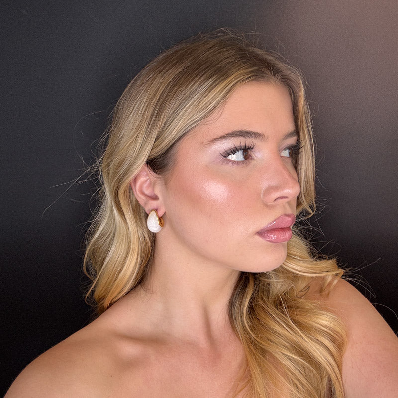 Palestro Milano Orecchini Mini Goccia Perlata