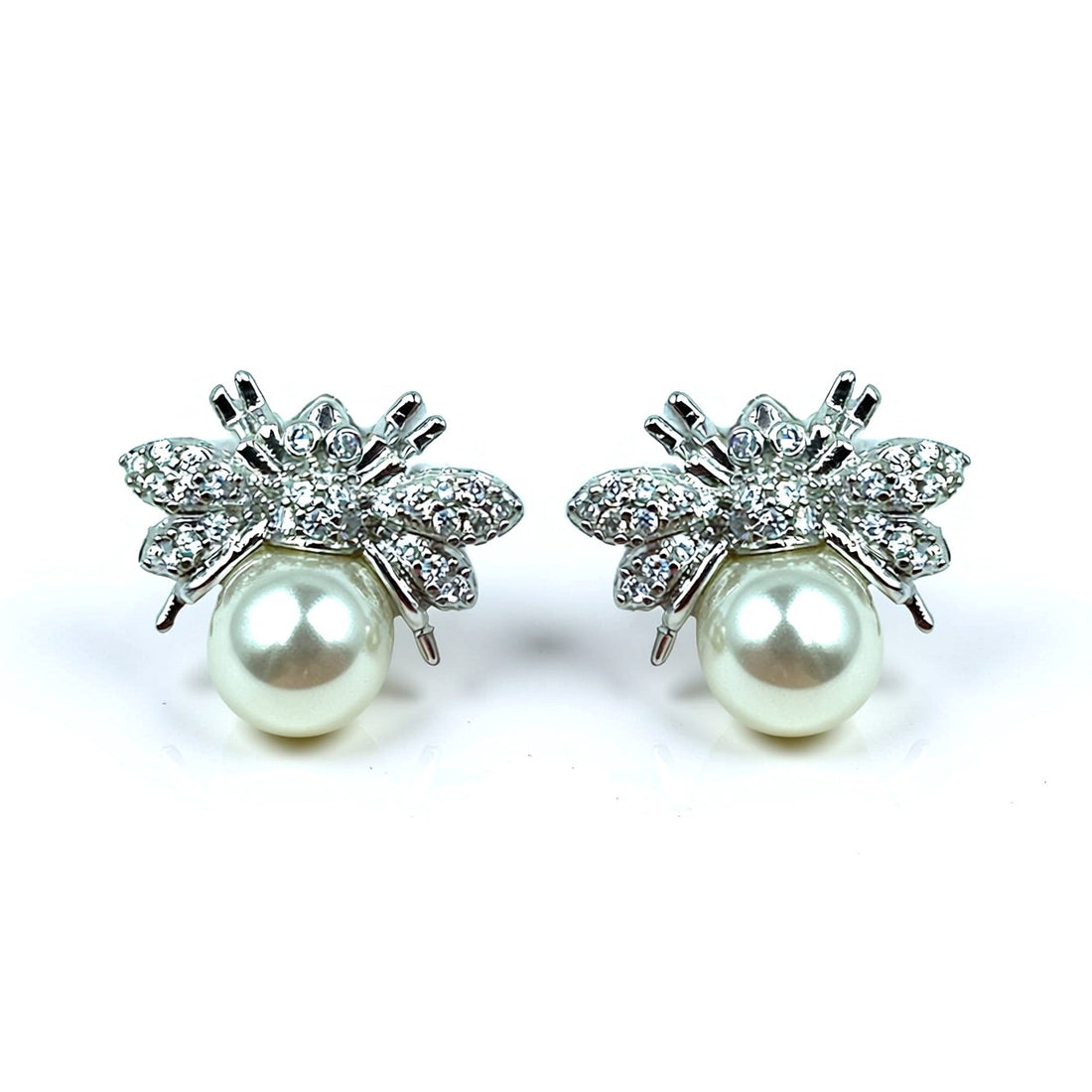 Palestro Milano Orecchini Mini mosca perla