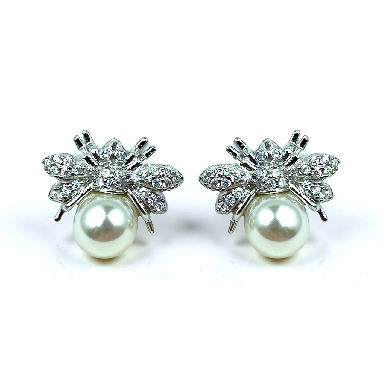 Palestro Milano Orecchini Mini mosca perla