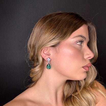 Palestro Milano Orecchini Mini Tulipani con Goccia