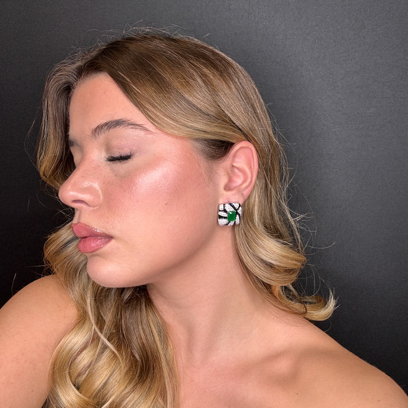 Palestro Milano Orecchini Mosaico Astratto