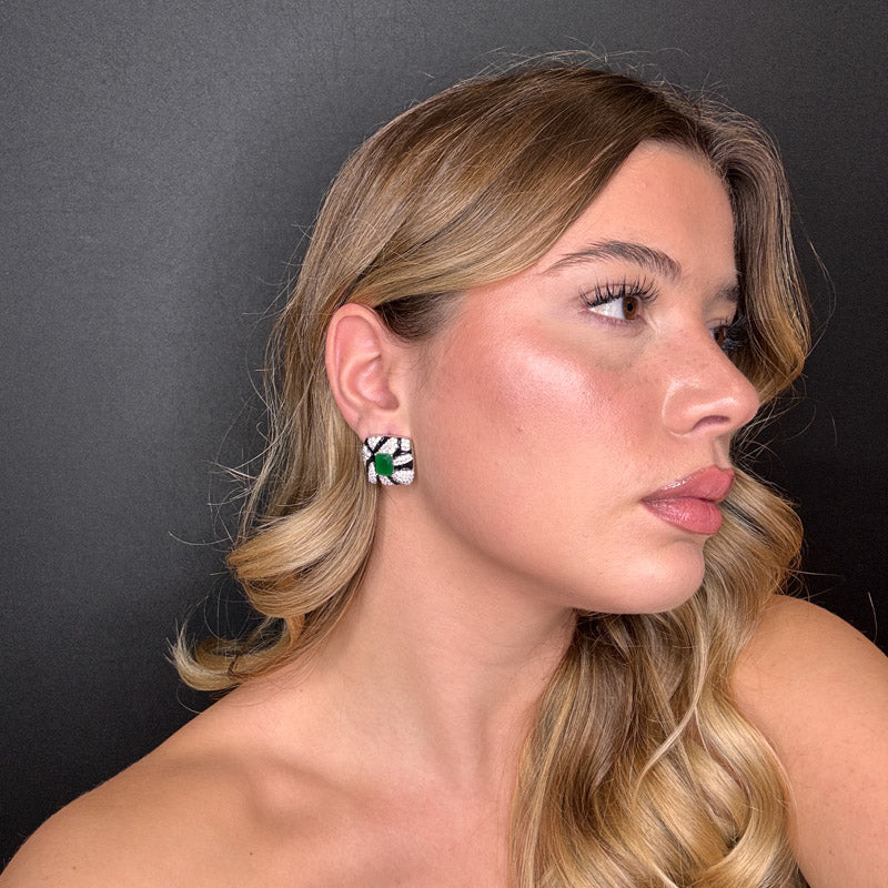 Palestro Milano Orecchini Mosaico Astratto