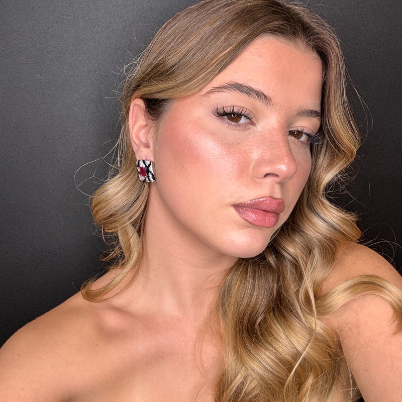 Palestro Milano Orecchini Mosaico Astratto