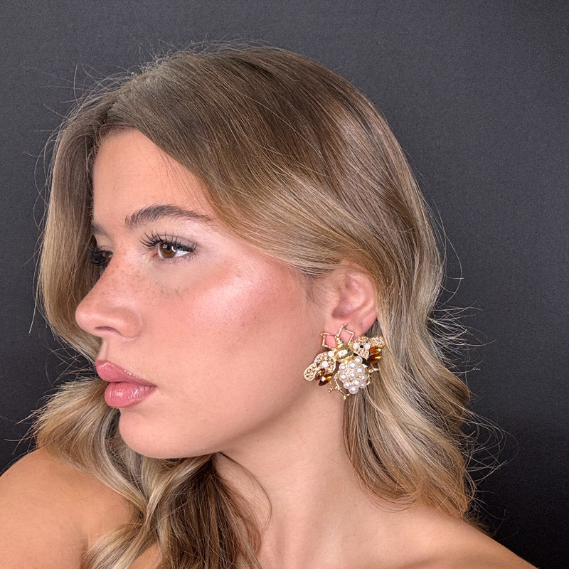 Palestro Milano Orecchini Mosca di perle