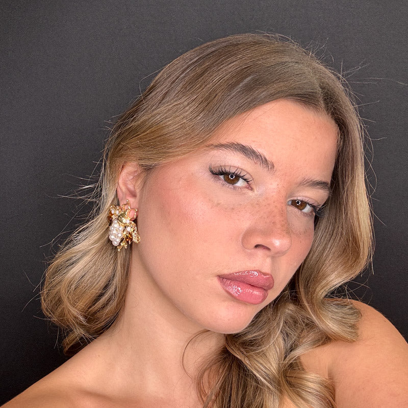 Palestro Milano Orecchini Mosca di perle